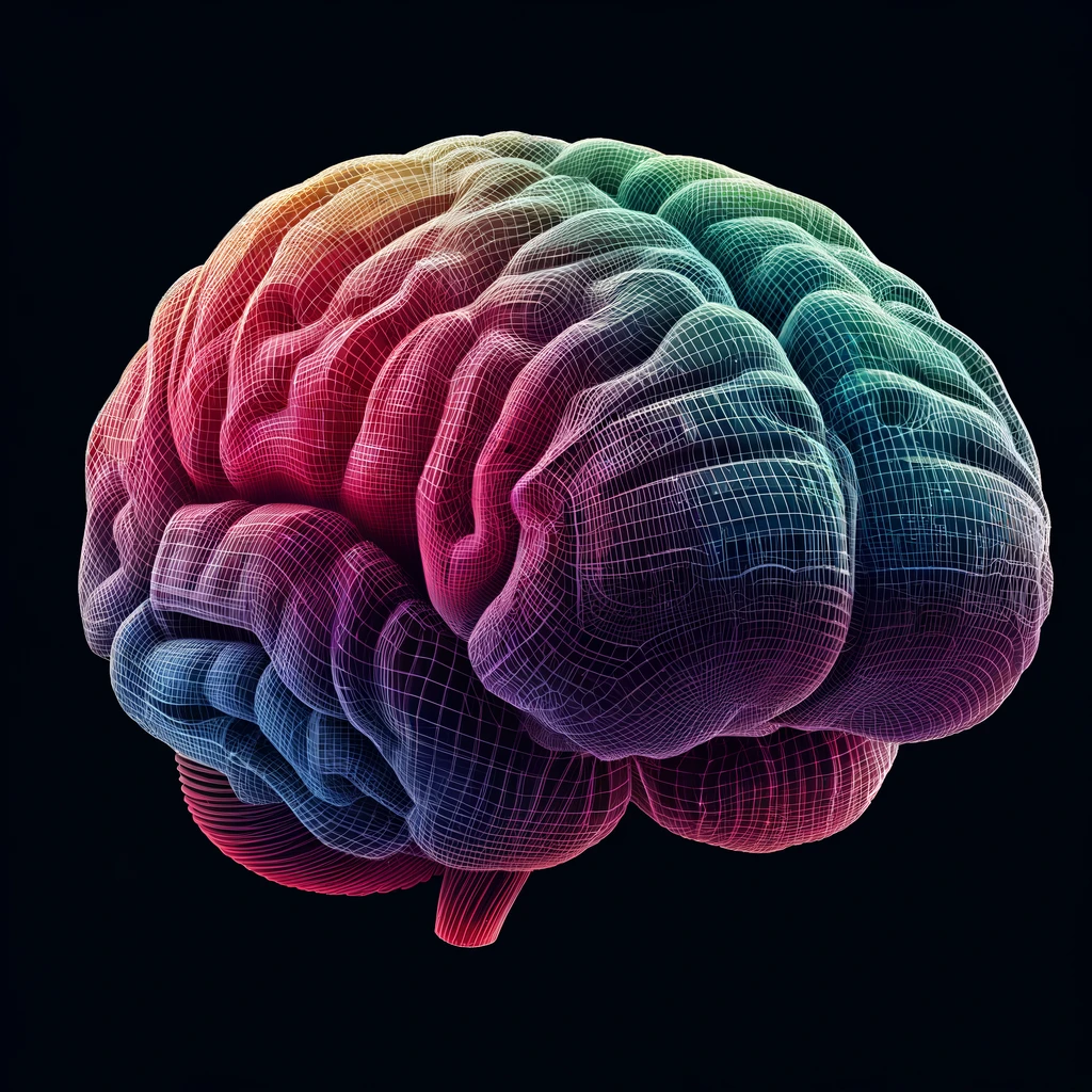 3D Rendering of a Human Brain